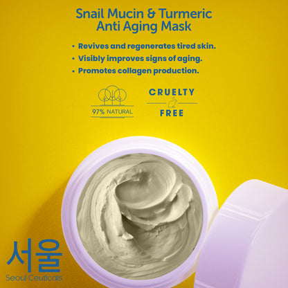 Snail Mucin & Turmeric Mask