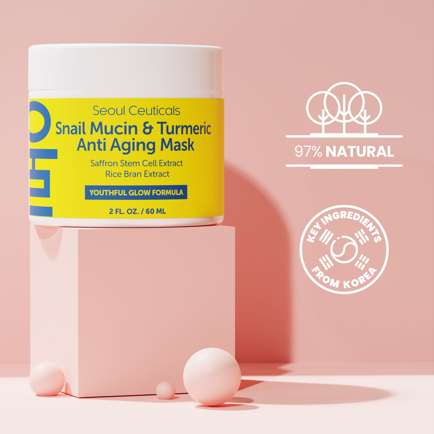 Snail Mucin & Turmeric Mask